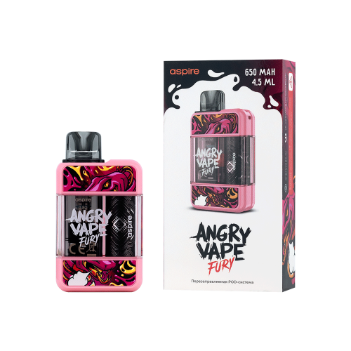 Angry Vape Fury 650 мАч Розовый Angry Vape Fury 650 мАч Розовый