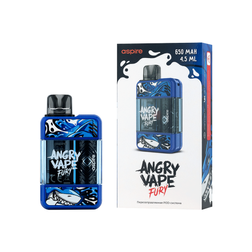 Angry Vape Fury 650 мАч Синий Angry Vape Fury 650 мАч Синий