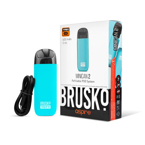 Электронная Сигарета Brusko Minican  2 Бирюзовый