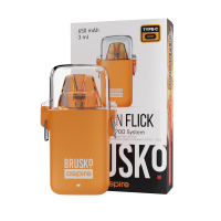 Brusko Minican Flick 650 мАч Оранжевый Brusko Minican Flick 650 мАч Оранжевый