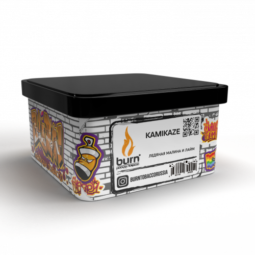 Табак Burn White Kamikaze (Ледяная Малина и Лайм) 200г Табак Burn White Kamikaze (Ледяная Малина и Лайм) 200г
