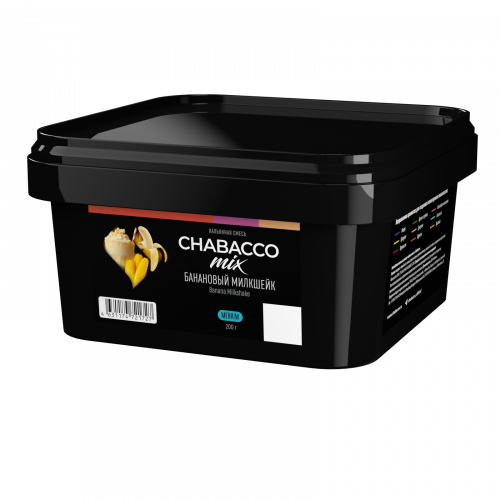 Chabacco Mix Banana Milkshake (Банановый Милкшейк) 200г Chabacco Mix Banana Milkshake (Банановый Милкшейк) 200г