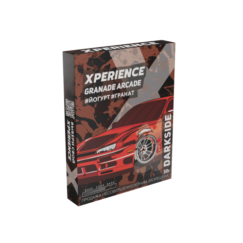 Табак для кальяна Darkside Xperience Granade Arcade (Йогурт Гранат) 25г