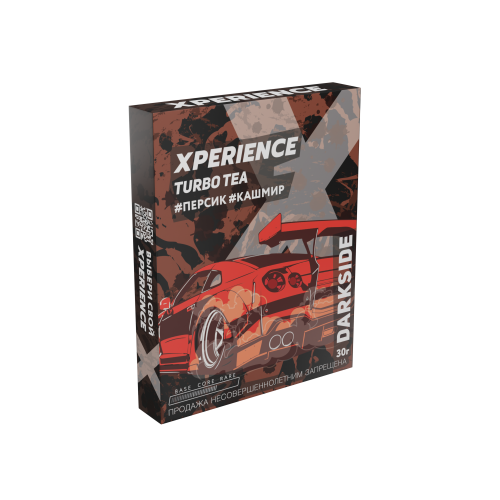 Табак для кальяна Darkside Xperience Turbo Tea (Персик Кашмир) 25г Табак для кальяна Darkside Xperience Turbo Tea (Персик Кашмир) 25г