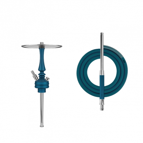 Кальян Hoob Mars Mini Marine Blue x Stainless Steel