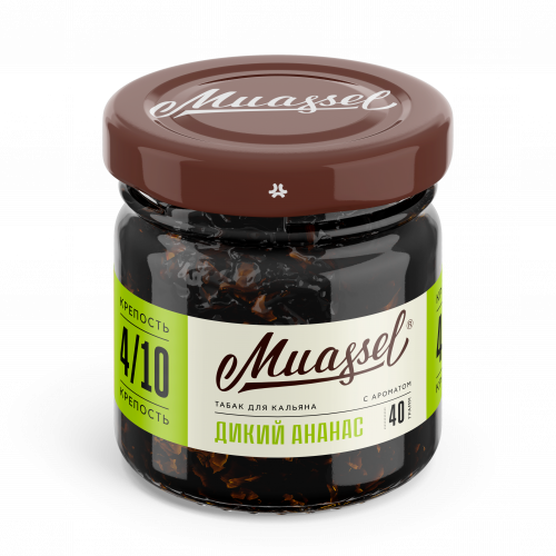 Табак Muassel Medium Дикий ананас 4/10 40г