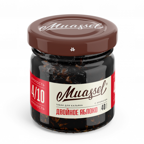 Табак Muassel Medium Двойное яблоко 4/10 40г