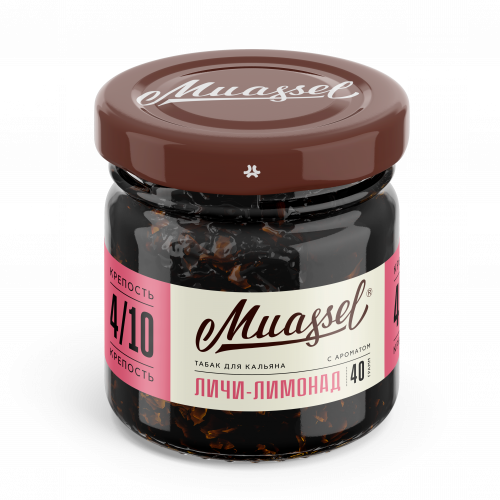 Табак Muassel Medium Личи-лимонад 4/10 40г