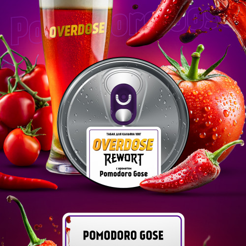 Overdose x Rewort Pomodoro Gose (Томатный гозе с чили) 100г