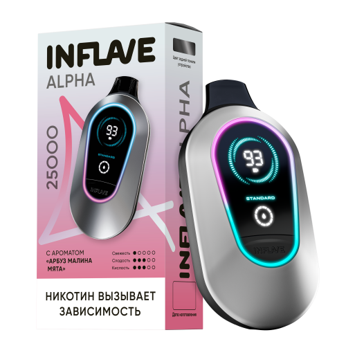 Inflave Alpha 25000 Арбуз Малина Мята