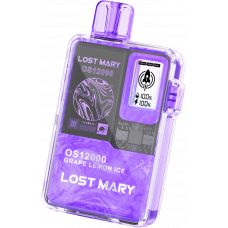 Lost Mary OS12000 Виноград Лимон Лёд Lost Mary OS12000 Виноград Лимон Лёд