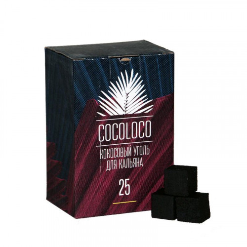 Кокосовый уголь для кальяна Cocoloco Кокосовый уголь для кальяна Cocoloco