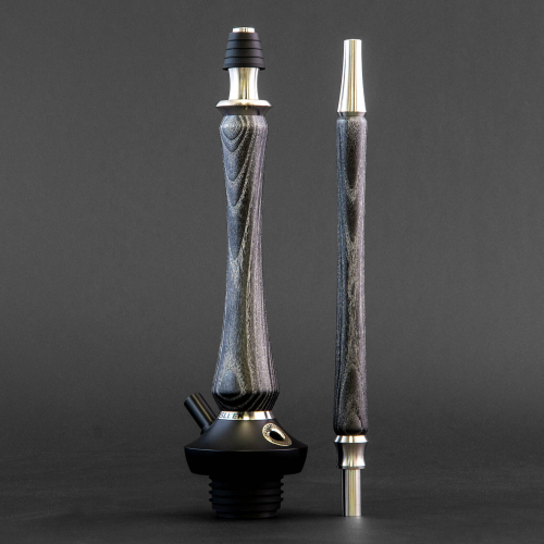 Кальян Union Hookah Sleek Стандарт Черный с серебром