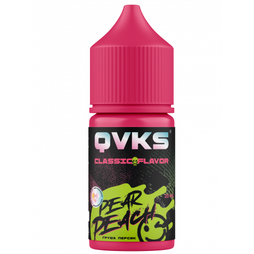 QVKS Classic 20мг Груша Персик 30мл QVKS Classic 20мг Груша Персик 30мл