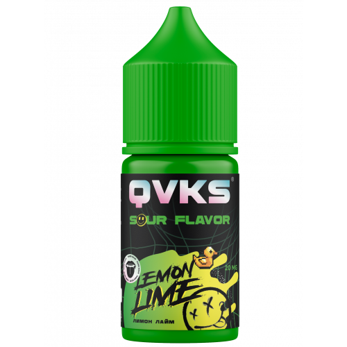 QVKS Sour 20мг Лимон Лайм 30мл QVKS Sour 20мг Лимон Лайм 30мл