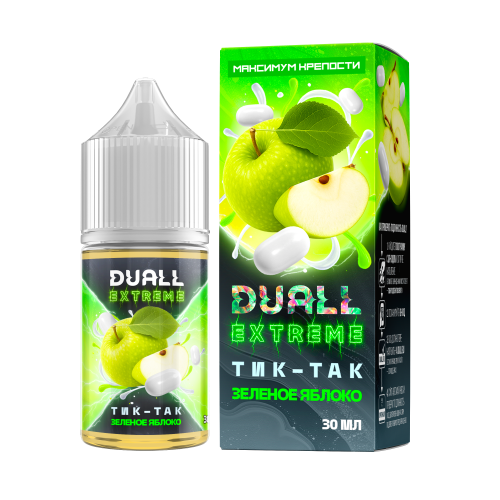 Duall Extreme Extra Hard Тик-так зеленое яблоко 30мл