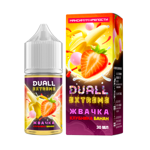 Duall Extreme Extra Hard Жвачка клубника банан 30мл