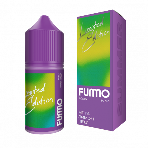 Жидкость Fummo Aqua 2 4seasons Мята Лимон лёд 30мл 