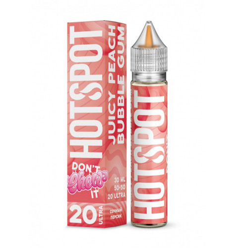 Hotspot Don't Chew It 18Salt Juicy Peach Bubble Gum (Жвачка Персиковая) 30мл Hotspot Don't Chew It 18Salt Juicy Peach Bubble Gum (Жвачка Персиковая) 30мл