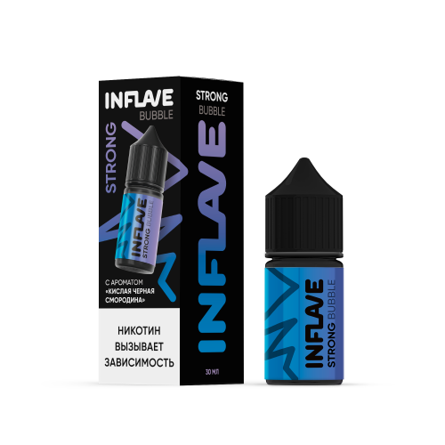 Inflave Bubble Strong Кислая черная смородина 30мл