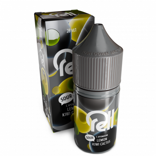 Rell Gray 20мг Lemon Kiwi Cactus Sour (Кактус с кислым Киви и Лимоном) 28мл Rell Gray 20мг Lemon Kiwi Cactus Sour (Кактус с кислым Киви и Лимоном) 28мл